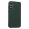 Samsung Galaxy A55 5g Kılıf First Silikon - Koyu Yeşil