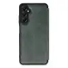 Samsung Galaxy A55 5g Kılıf Flip Cover - Koyu Yeşil