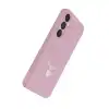 Samsung Galaxy A55 5g Regal Magsafe Standlı Kapak - Açık Pembe