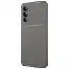 Samsung Galaxy A56 Kılıf Auto Focus Karbon Kapak - Gri