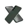 Samsung Galaxy A56 Kılıf First Silikon - Koyu Yeşil