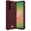 Samsung Galaxy A56 Kılıf Kelvin Kartvizitli Silikon - Bordo