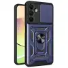 Samsung Galaxy A56 Kılıf Pars Lens Yüzüklü Silikon - Lacivert