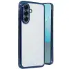 Samsung Galaxy A56 Kılıf Razer Lensli Silikon - Lacivert