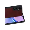 Samsung Galaxy A57 5g Aras Deri Kapak - Bordo