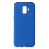 Samsung Galaxy A6 2018 Kılıf First Silikon - Mavi