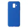Samsung Galaxy A6 2018 Kılıf First Silikon - Mavi