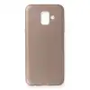 Samsung Galaxy A6 2018 Kılıf First Silikon - Rose Gold