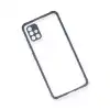 Samsung Galaxy A71 Kılıf Miami Şeffaf Silikon - Gri