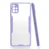 Samsung Galaxy A71 Kılıf Platin Silikon - Lila