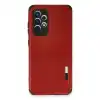 Samsung Galaxy A72 Kılıf Loop Deri Silikon - Kırmızı