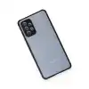 Samsung Galaxy A72 Kılıf Miami Şeffaf Silikon - Siyah