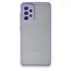 Samsung Galaxy A72 Kılıf Montreal Silikon Kapak - Mor