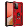 Samsung Galaxy A72 Kılıf Sofya Yüzüklü Silikon Kapak - Kırmızı