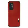 Samsung Galaxy A73 5g Kılıf Loop Deri Silikon - Kırmızı