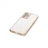 Samsung Galaxy A73 5g Kılıf Razer Lensli Silikon - Gold