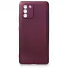 Samsung Galaxy A91 / S10 Lite Kılıf First Silikon - Mürdüm
