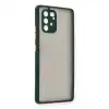 Samsung Galaxy A91 / S10 Lite Kılıf Montreal Silikon Kapak - Yeşil