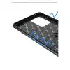 Samsung Galaxy A91 / S10 Lite Kılıf Range Yüzüklü Silikon - Siyah-kırmızı