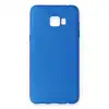 Samsung Galaxy C7 Pro Kılıf First Silikon - Mavi