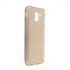 Samsung Galaxy J6 Kılıf First Silikon - Gold