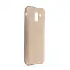 Samsung Galaxy J6 Kılıf First Silikon - Gold