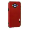 Samsung Galaxy J7 Kılıf Loop Deri Silikon - Kırmızı