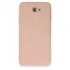 Samsung Galaxy J7 Prime Kılıf Nano İçi Kadife Silikon - Pudra