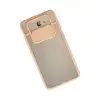 Samsung Galaxy J7 Prime Kılıf Palm Buzlu Kamera Sürgülü Silikon - Pembe
