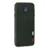 Samsung Galaxy J7 Pro / J730 Kılıf Loop Deri Silikon - Yeşil