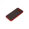 Samsung Galaxy J7 Pro / J730 Kılıf Montreal Silikon Kapak - Kırmızı