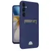 Samsung Galaxy M15 Kelvin Kartvizitli Silikon - Lacivert