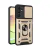 Samsung Galaxy M15 Kılıf Pars Lens Yüzüklü Silikon - Gold