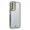 Samsung Galaxy M23 Kılıf Liva Lens Silikon - Yeşil