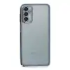 Samsung Galaxy M23 Kılıf Razer Lensli Silikon - Açık Mavi