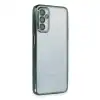Samsung Galaxy M23 Kılıf Razer Lensli Silikon - Yeşil