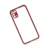 Samsung Galaxy M31 Kılıf Miami Şeffaf Silikon - Fuşya