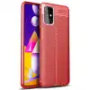 Samsung Galaxy M31s Kılıf Auto Focus Kapak - Kırmızı