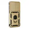 Samsung Galaxy M33 Kılıf Pars Lens Yüzüklü Silikon - Gold