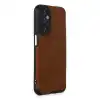 Samsung Galaxy M34 5g Kılıf Loop Deri Silikon - Kahverengi