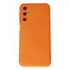 Samsung Galaxy M34 5g Kılıf Nano İçi Kadife Silikon - Turuncu