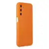 Samsung Galaxy M34 5g Kılıf Nano İçi Kadife Silikon - Turuncu