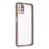 Samsung Galaxy M51 Kılıf Miami Şeffaf Silikon - Açık Mor