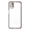 Samsung Galaxy M51 Kılıf Miami Şeffaf Silikon - Açık Mor