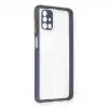 Samsung Galaxy M51 Kılıf Miami Şeffaf Silikon - Gri