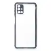 Samsung Galaxy M51 Kılıf Miami Şeffaf Silikon - Gri