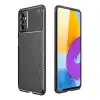 Samsung Galaxy M52 5g Kılıf Auto Focus Karbon Kapak - Siyah