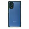 Samsung Galaxy M52 5g Kılıf Miami Şeffaf Silikon - Koyu Yeşil