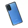 Samsung Galaxy M52 5g Kılıf Miami Şeffaf Silikon - Siyah