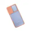 Samsung Galaxy M52 5g Kılıf Palm Buzlu Kamera Sürgülü Silikon - Pembe
